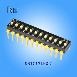 KE滑动式拨码开关DSIC-DIP-2.54mm-[1-12P]
