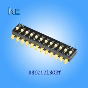 KE滑动式拨码开关DSIC-SMD-2.54mm-[1-12P]