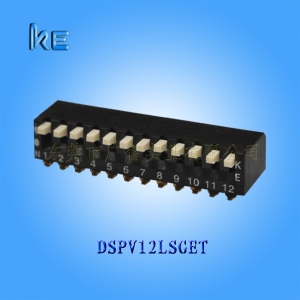 KE琴键式拨码开关DSPV-SMD-2.54mm-[2-10,12P]